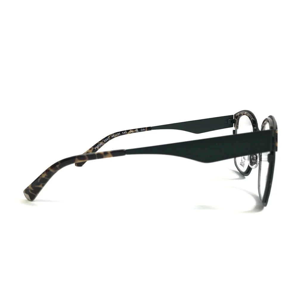 J. F. Rey Petite Eyeglasses Frames PM096 9247 Green Leopard Print 48-21-140